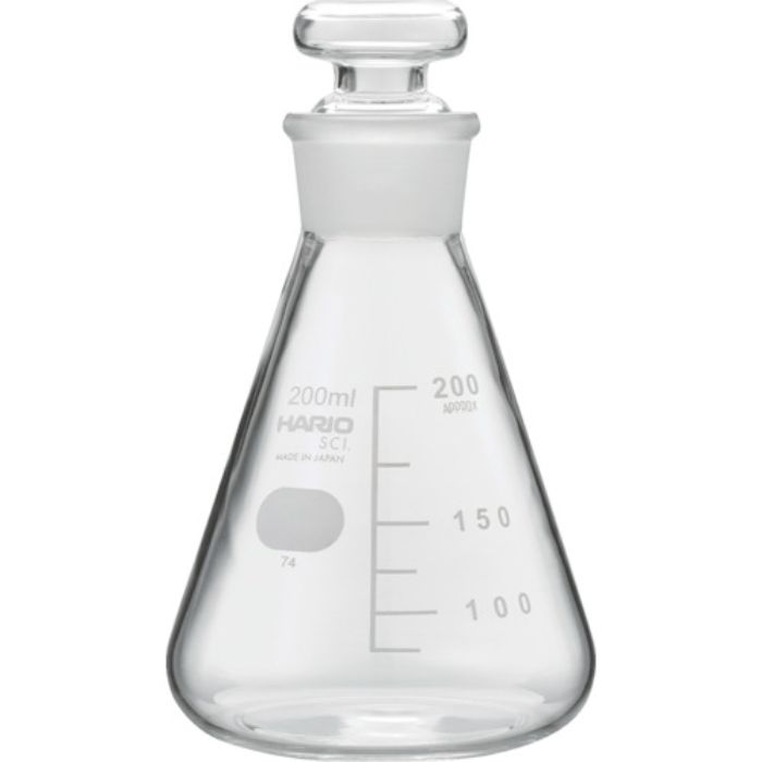 HARIO 共栓三角フラスコ200ml(TS27)(Tcode:3889958)