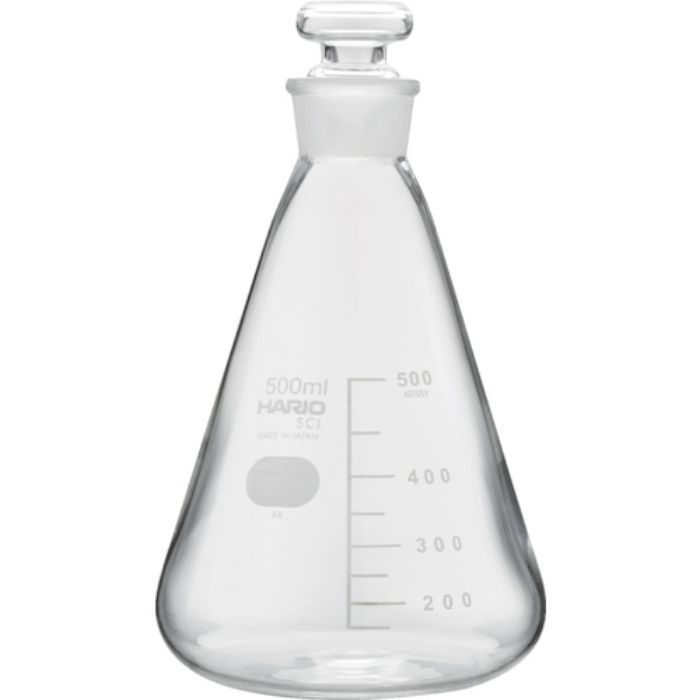 HARIO 共栓三角フラスコ500ml(TS27)(Tcode:3889961)