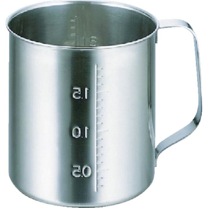 TRUSCO 計量カップ ステンレスビーカー 注ぎ口無 容量0.2L(Tcode:4886259)