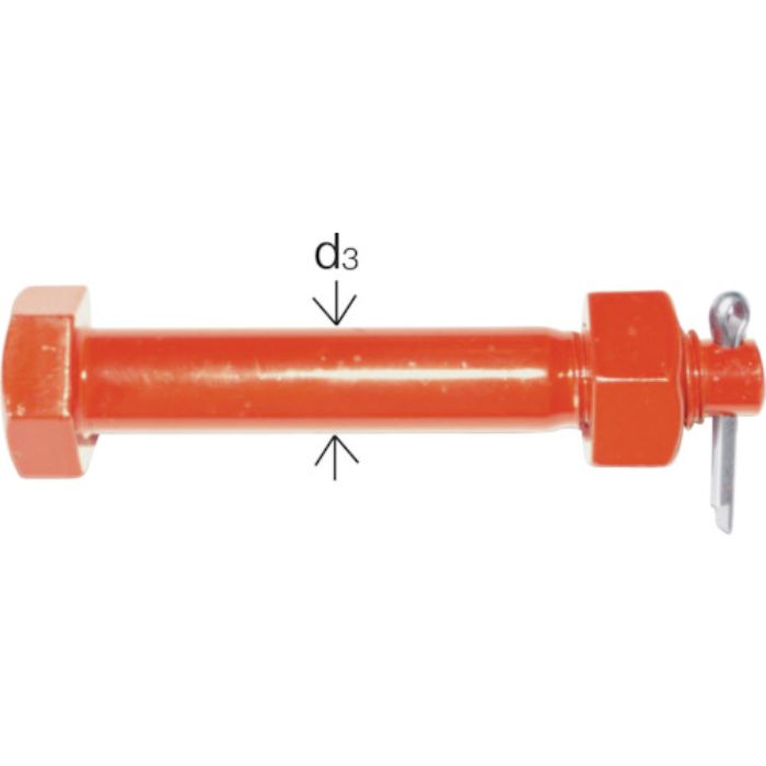 TAIYO 強力長シャックル用ボルトナット一式 TSL-4t用(1268089)(Tcode:8179871)