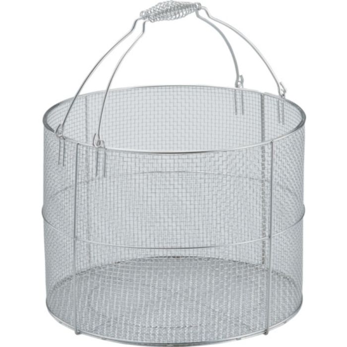 TRUSCO ステンレス洗浄カゴ 丸型 有効内寸390X390X295(Tcode:8230646)