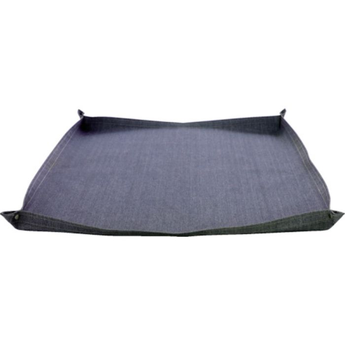 TRUSCO スパッタシートベーシック両面 グレー 1号 920X920 四隅ドットボタン付き(Tcode:2427432)