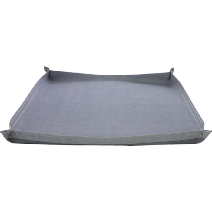 TRUSCO スパッタシート プレミアムシルバー グレー 1号 920X920 四隅ドットボタン付き(Tcode:2427430)