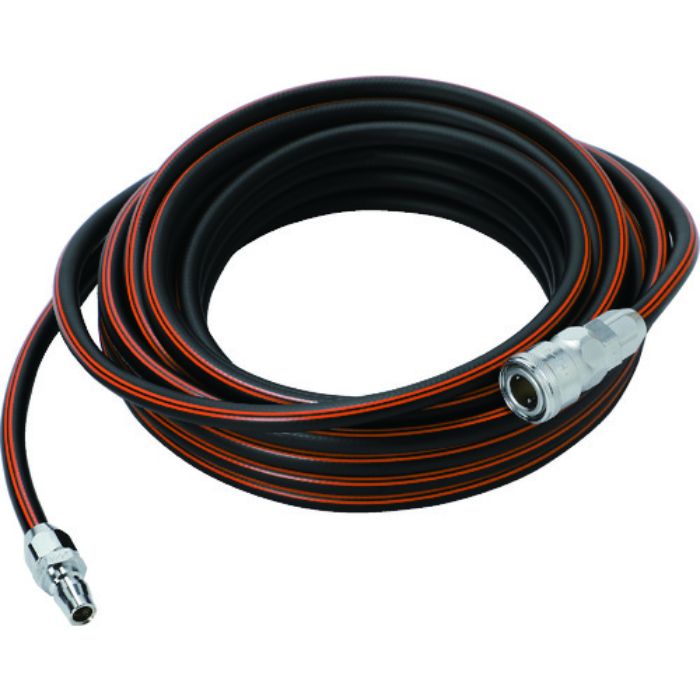 TRUSCO スパッタ防止エアホース6.5×10M 黒(Tcode:2075681)