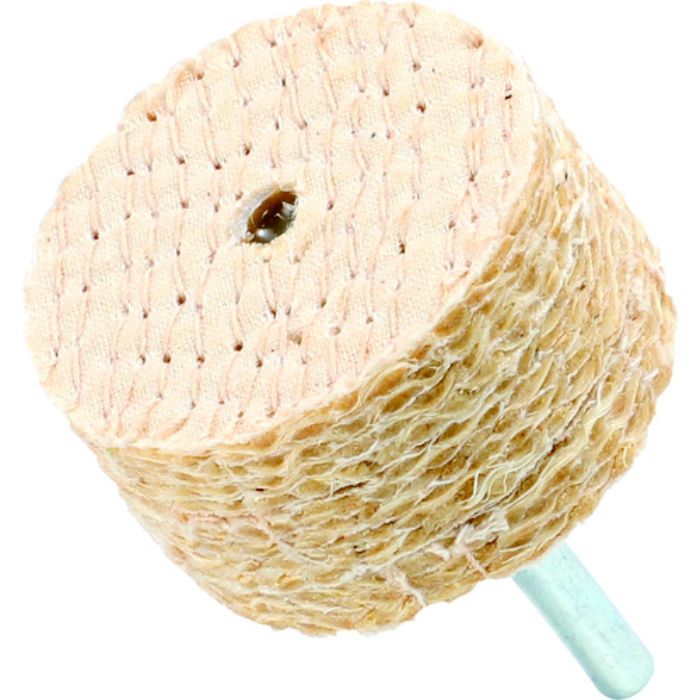 TRUSCO サイザル軸付ホイール Φ50X25X6mm (5個入)(Tcode:3287378)