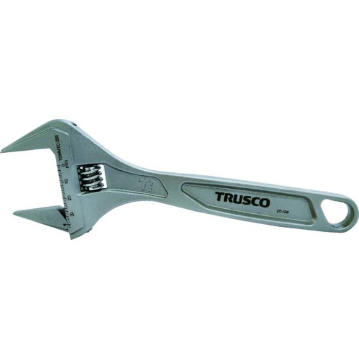 TRUSCO 超ワイドチタン合金製モンキーレンチ 200mm 38mm(Tcode:2071964)