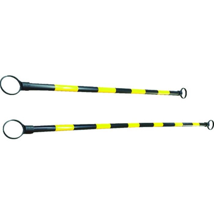 TRUSCO ガードバー 長さ1.5m イエローブラック(Tcode:8195036)