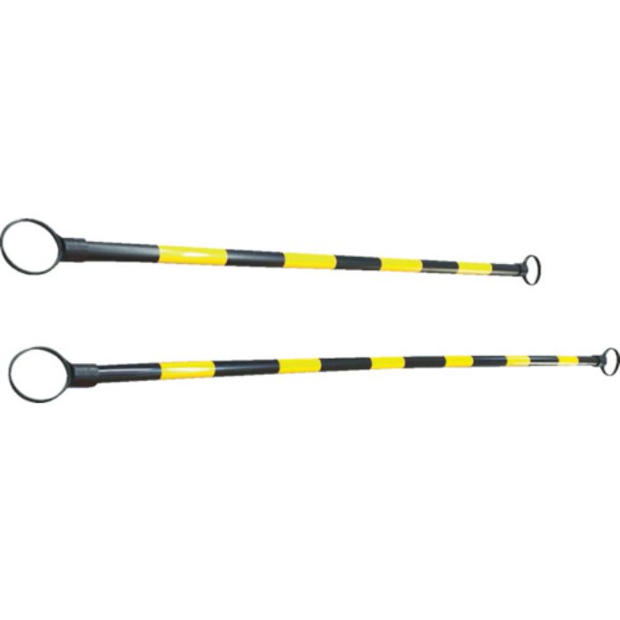 TRUSCO ガードバー 長さ2.0m イエローブラック(Tcode:8195037)