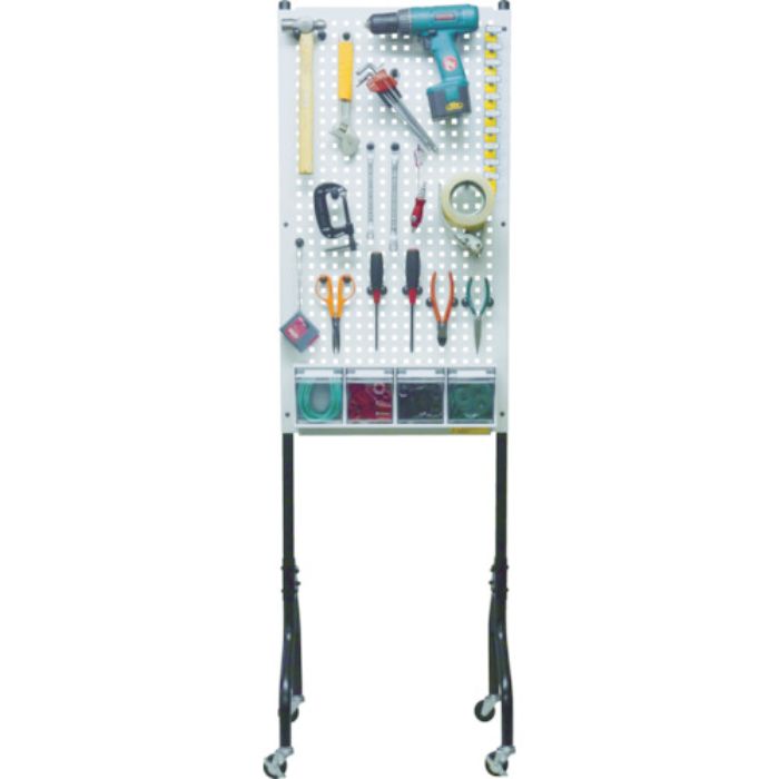 TRUSCO ライトパンチングパネル パネリーナ キャスター付(Tcode:3639479)