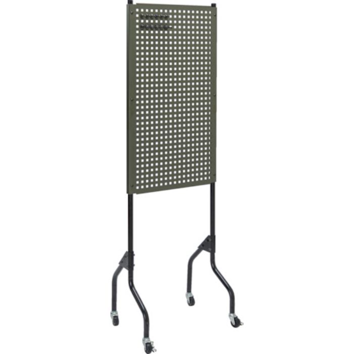 TRUSCO ライトパンチングパネル パネリーナ キャスター付 OD色(Tcode:3937464)