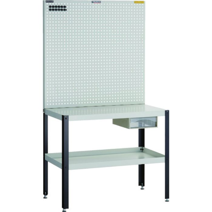 TRUSCO ライトパンチングパネル パネリーナ W900 テーブル 引出付(Tcode:1610440)