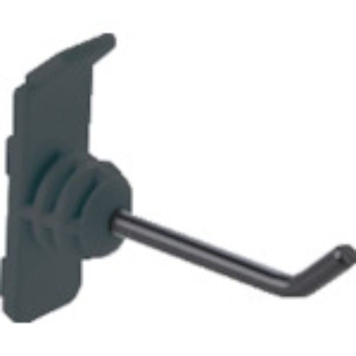 TRUSCO パネリーナ用樹脂フック 縦型ロング 黒(Tcode:3962450)