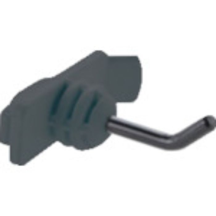 TRUSCO パネリーナ用樹脂フック 横型ショート 黒(Tcode:3962454)