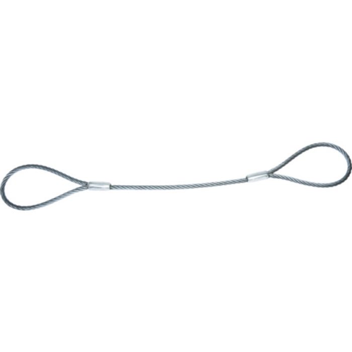 TRUSCO ワイヤーロープスリング Aタイプ アルミロック 10mmX3m(Tcode:8191675)