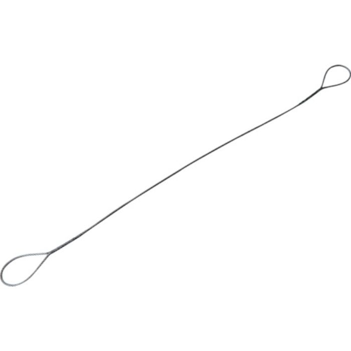TRUSCO 玉掛けワイヤーロープ 段落し 6mmX5m(Tcode:4892038)