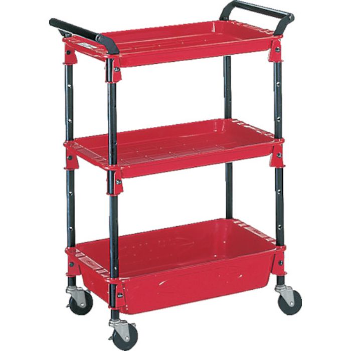 TRUSCO ツールワゴンロイヤル 654X361X887 深1浅2 赤(Tcode:5103118)