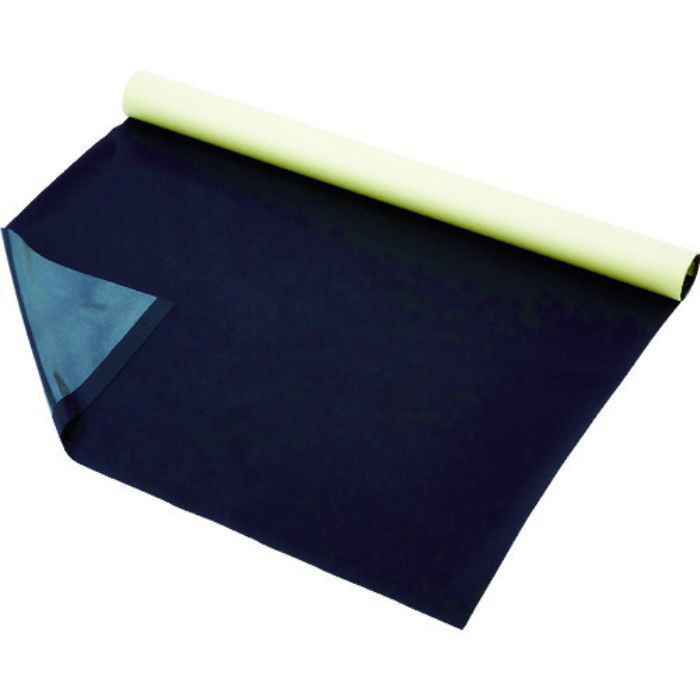 TRUSCO プロテクトシート テープ付 黒 1500X1M 5枚入 紙管1本巻(Tcode:1145772)