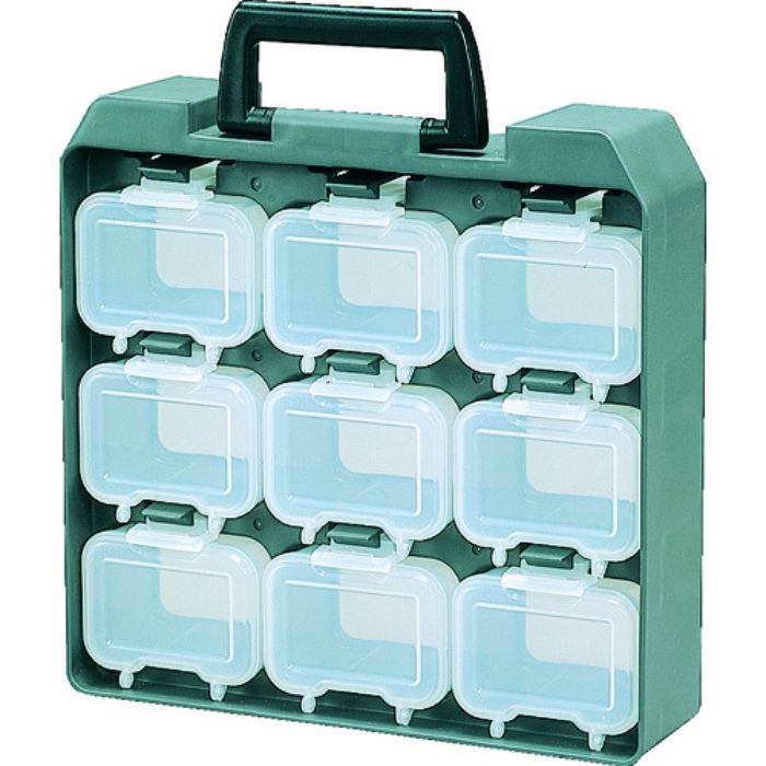 IRIS 231010 パーツ収納 ユニットケース(ウエストケース9個付)(Tcode:3256472)