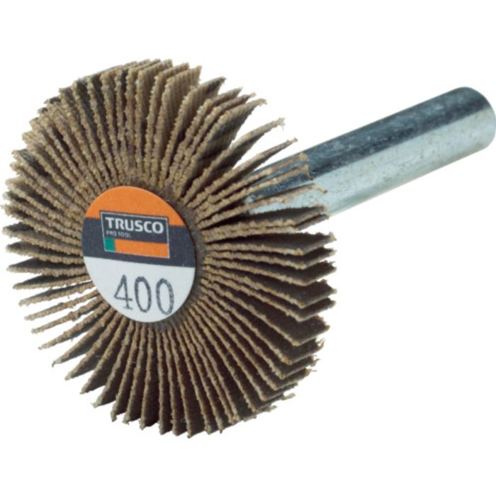 TRUSCO 薄型フラップホイール 30X5X6 #400 5個入(Tcode:7933444)