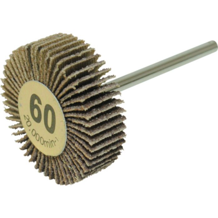 ヤナセ 軸付フラップホイール 30x10x3 #60(Tcode:4128117)