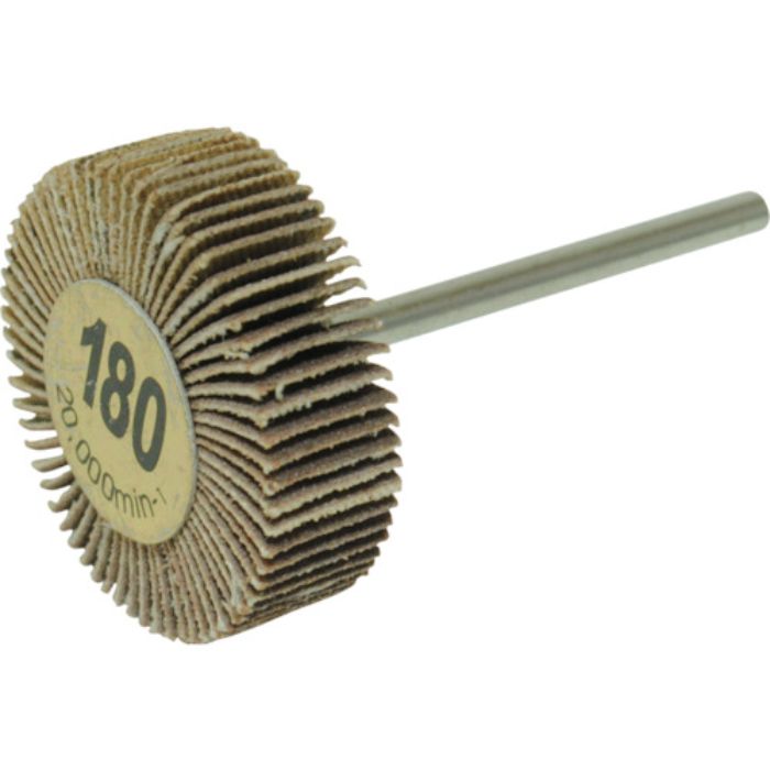 ヤナセ 軸付フラップホイール 30x10x3 #180(Tcode:4128168)