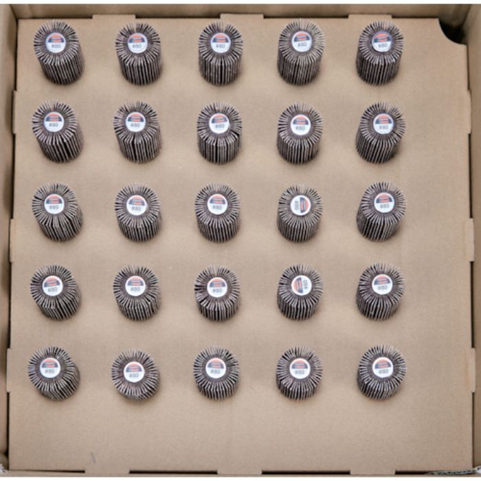 TRUSCO まとめ買い フラップホイル外径30×25×軸径6 80# (50個入)(Tcode:8183269)