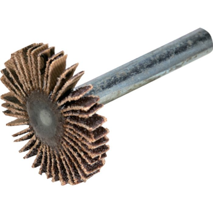 TRUSCO 薄型フラップホイール 50X5X6 #240 5個入(Tcode:7933606)