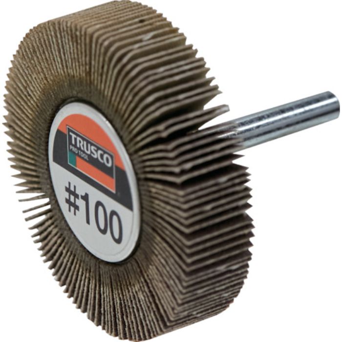 TRUSCO フラップホイール 外径60X幅15X軸径6 (5個入) #320 320#(Tcode:1147307)