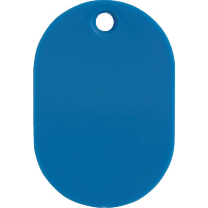 TRUSCO 見やすい色の小判札 大 60×40mm 5枚入 ブルー(Tcode:3630914)