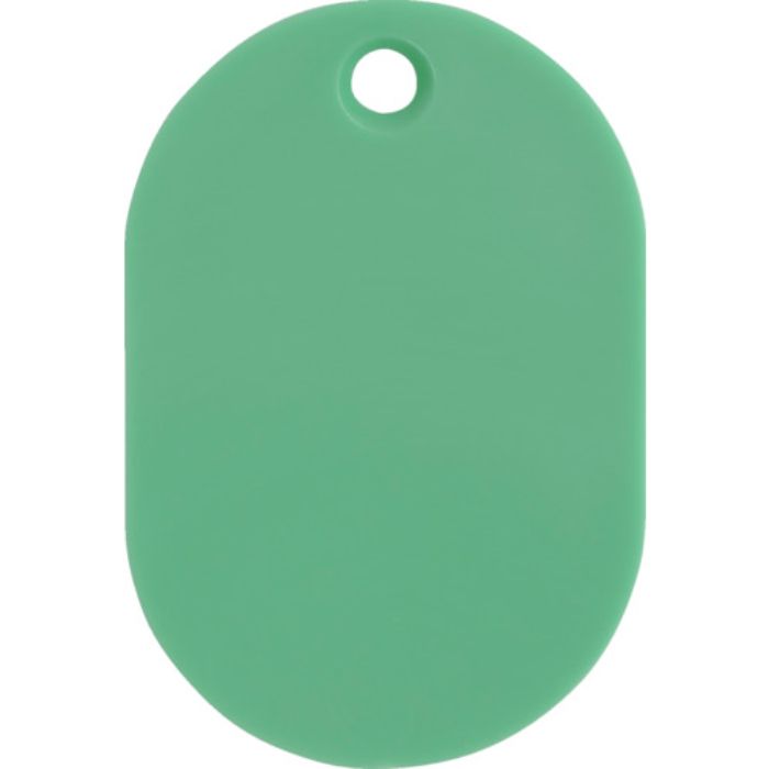 TRUSCO 見やすい色の小判札 小 45×30mm 5枚入 グリーン(Tcode:3632387)