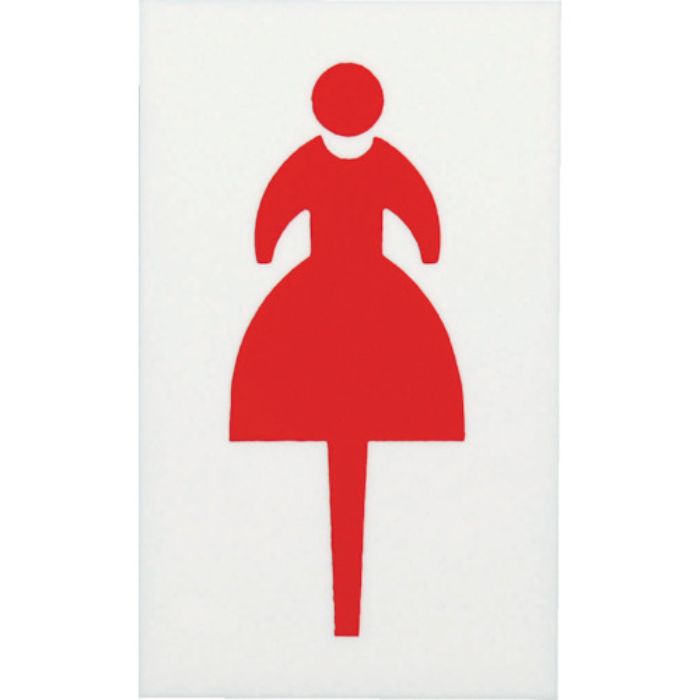 光 プレート 女マーク(Tcode:55026)