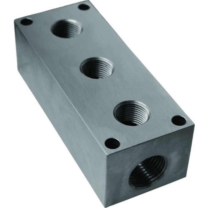 ヒルトライン ステンレス製クーラントホース(1/2ホースシステム)用マニホールドブロック 38PT(Tcode:1609215)