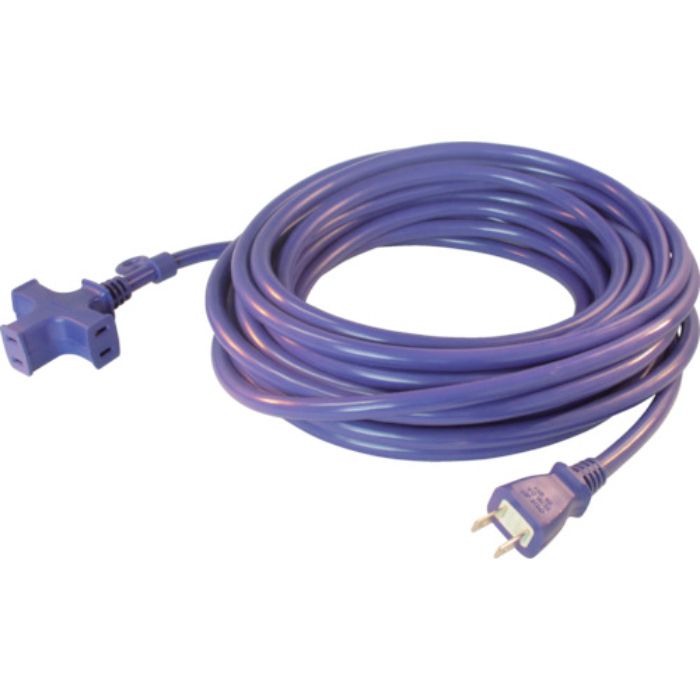 正和電工 トライアングルマルチタップ 125V-15A 10m 紺(Tcode:8513799)