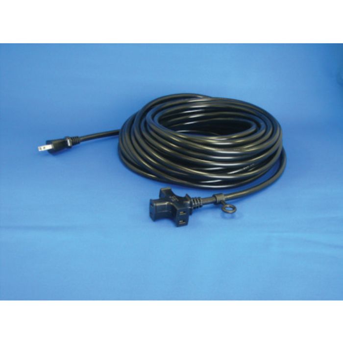 正和電工 トライアングルマルチタップ20m黒(Tcode:8501036)