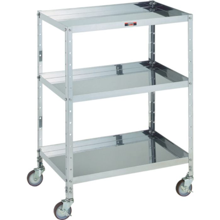 TRUSCO V型ステンレスワゴン 600X400XH835 3段(Tcode:3525333)