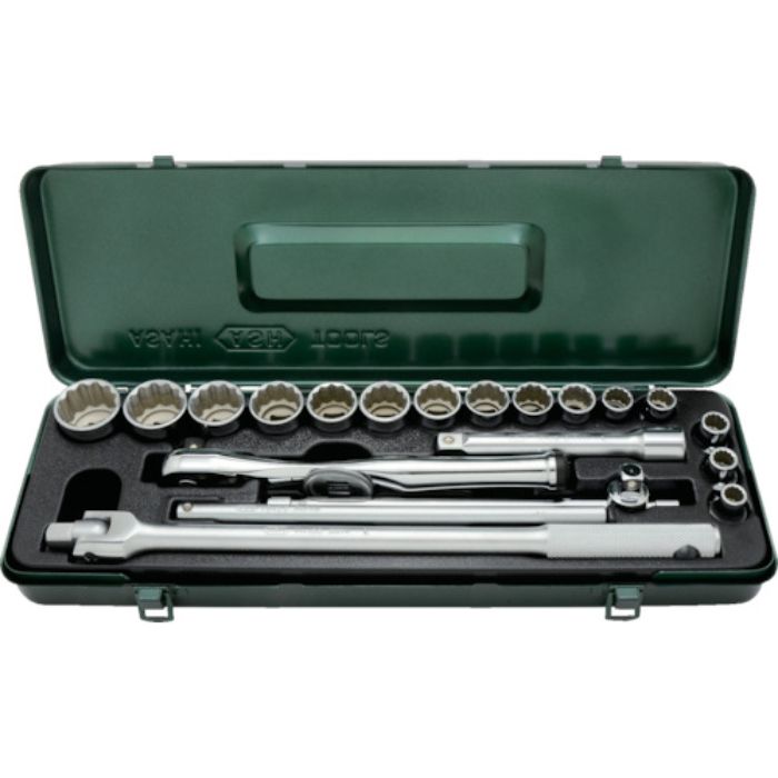 ASH レボウェイブソケットレンチセット12.7□×21PCS(Tcode:8550866)