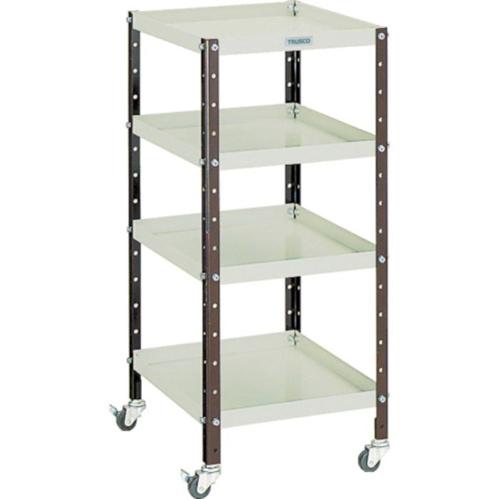 TRUSCO V型ツールワゴン 350X420XH798 4段(Tcode:5016703)