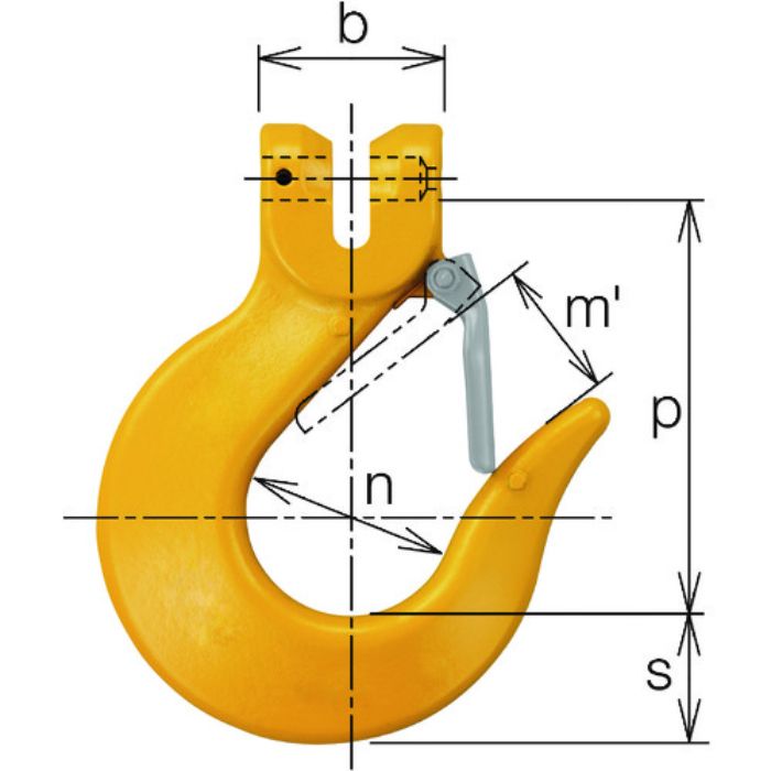 KITO チェンスリング カナグ部材(ピンタイプ) スリングフックVSL 基本使用荷重3.2t(Tcode:2158961)