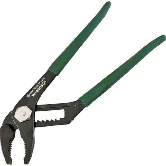 ベストツール マルビー カチオン電着塗装 バネ付ウォーターポンププライヤー(ビニールグリップ付)250mm(Tcode:3644619)