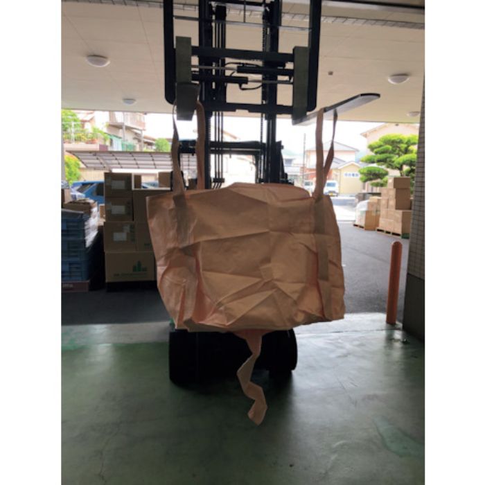 ユタカメイク フレコンバッグ 排出口無 直径1100mm×高さ750mm 500kg(Tcode:2618267)