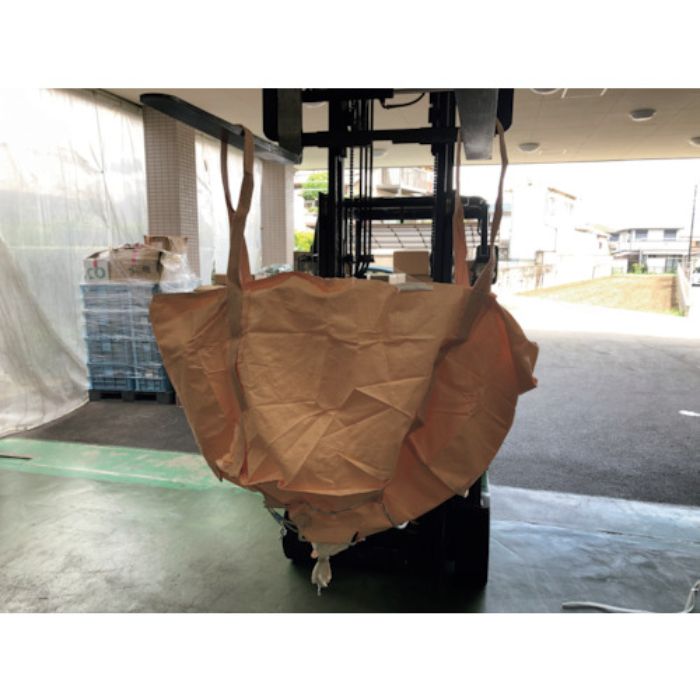 ユタカメイク フレコンバッグ 排出口有 直径1100mm×高さ750mm 500kg(Tcode:2618266)