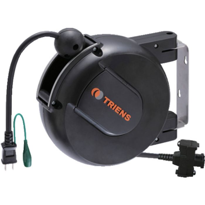 TRIENS コードリール100V 二次側先端電源プラグ仕様 1.25×3心×6m(Tcode:3793499)