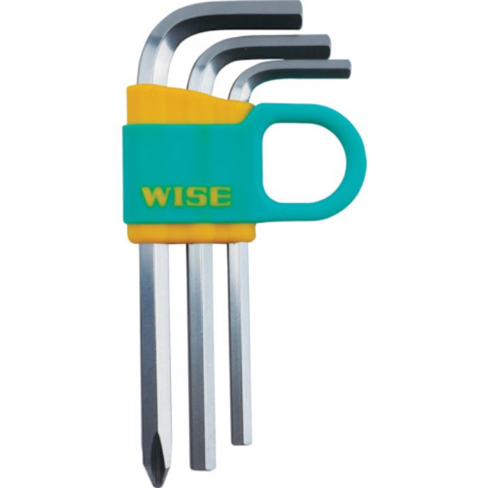 ワイズ 価値ある3本組 六角レンチ(4/5/6mm)ドライバー(+2)(Tcode:3495045)