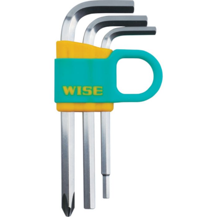 ワイズ 価値ある3本組 六角レンチ(3/4/5/6mm)ドライバー(+2)(Tcode:3495042)