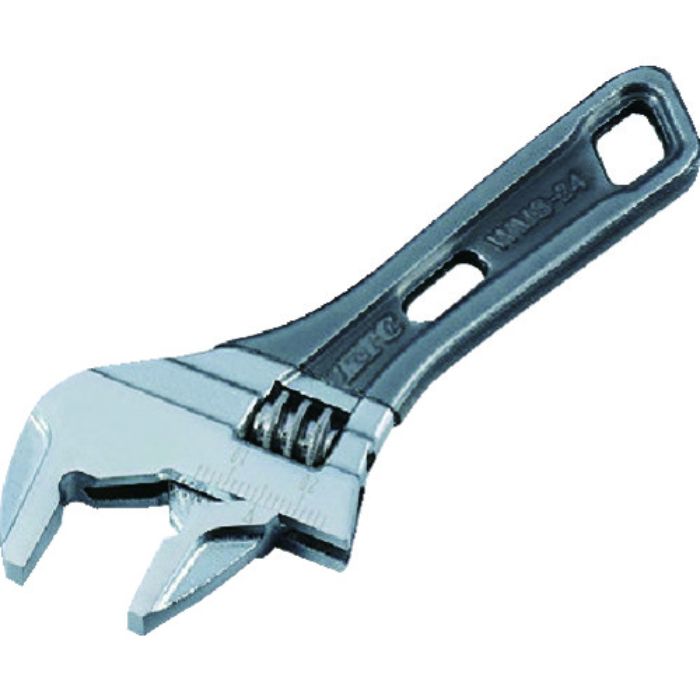KTC ショートモンキレンチ 全長117mm 口開き6〜24mm 先端厚さ24mm(Tcode:2067178)