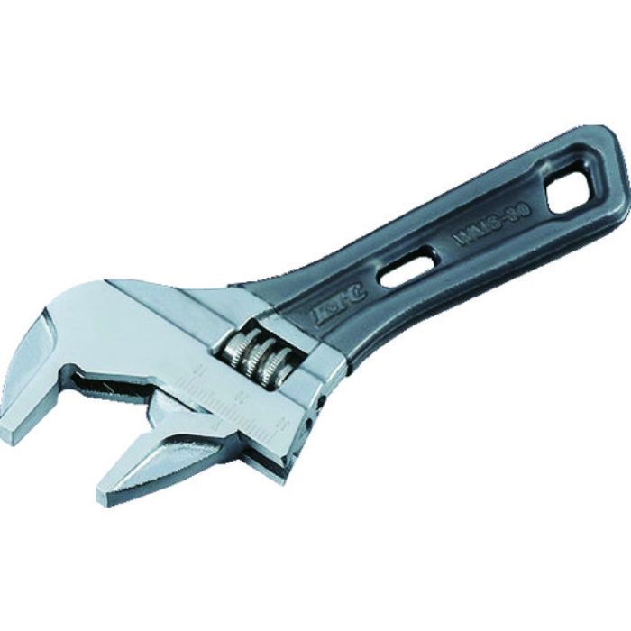 KTC ショートモンキレンチ 全長138mm 口開き8〜30mm 先端厚さ30mm(Tcode:2067179)