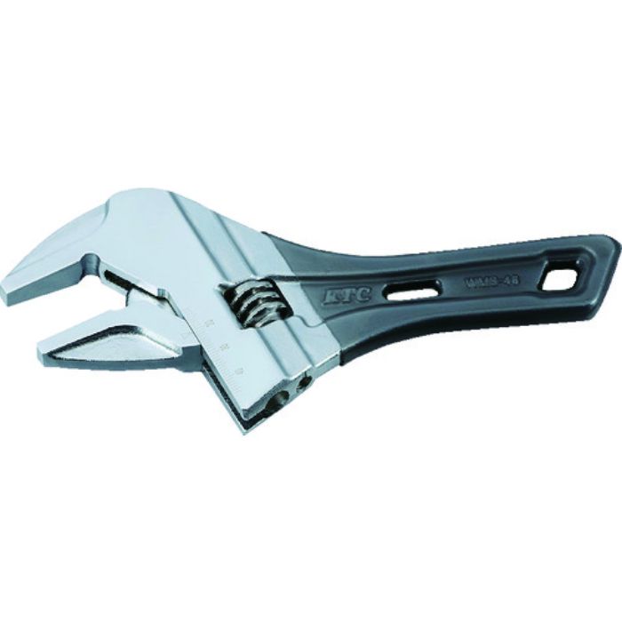 KTC ショートモンキレンチ 全長188mm 口開き12〜46mm 先端厚さ46mm(Tcode:2067181)