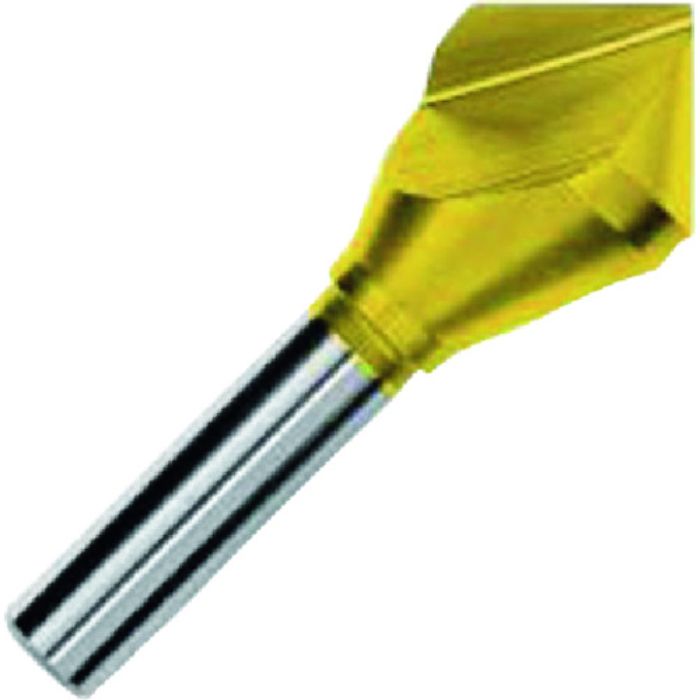 ウォーターミルズ 1枚刃 カウンターシンク90°10dxL45 Hss-5Co TiN(Tcode:2087049)