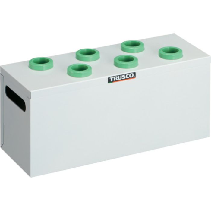TRUSCO ツーリングケース NT・BT兼用 30用ホルダー6個 ホワイト 間口390×奥行145×高さ188mm(Tcode:3930190)