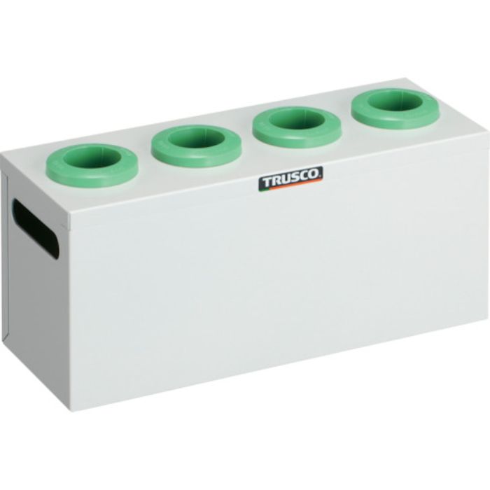 TRUSCO ツーリングケース NT・BT兼用 40用ホルダー4個 ホワイト 間口390×奥行145×高さ188mm(Tcode:3930211)